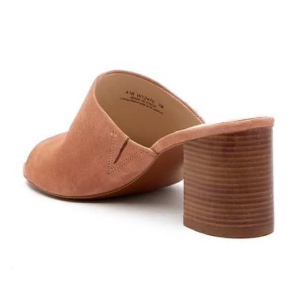 Suede Open Toe Mule - Picture 2 of 8